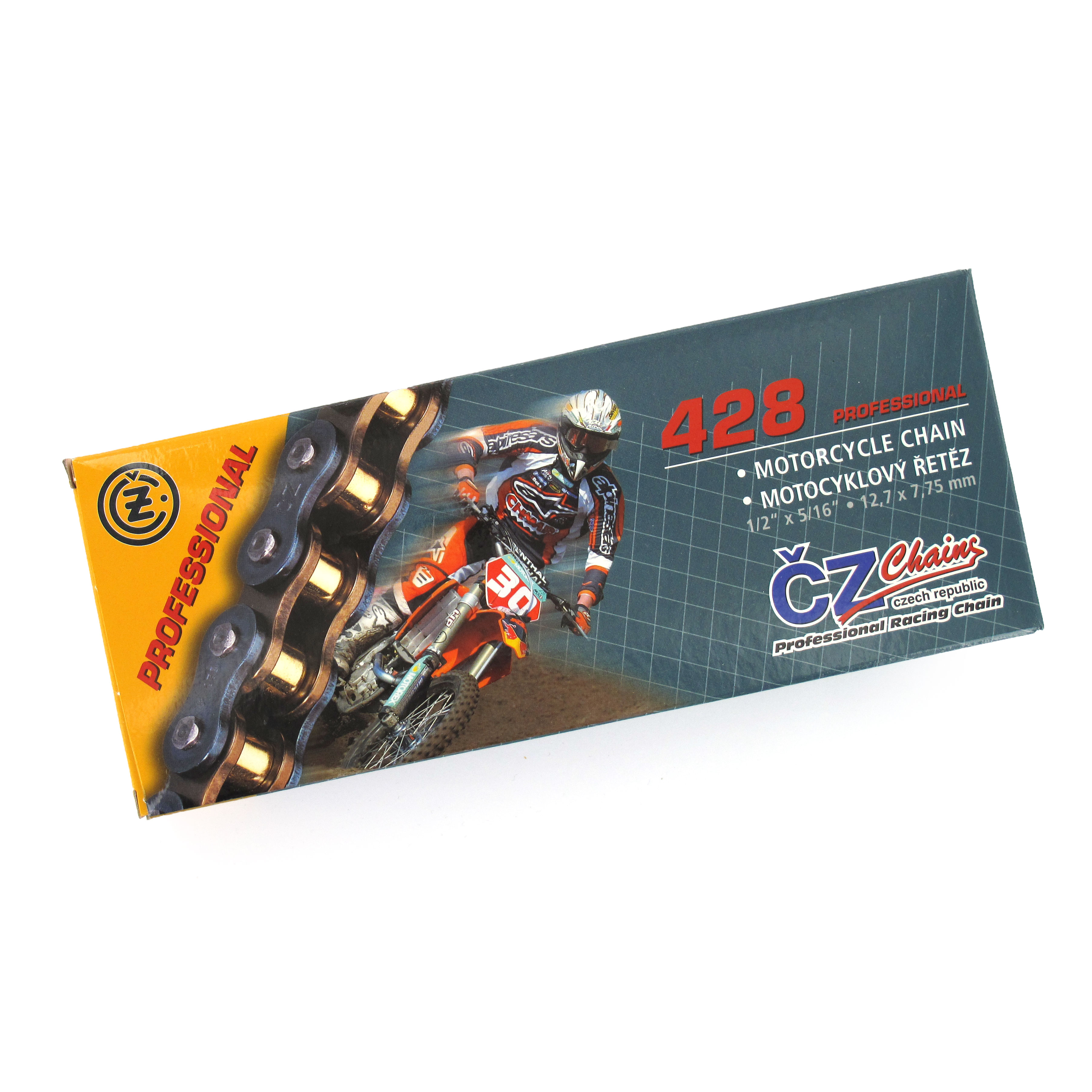 CZ Chains  Kedja MX  130 L?nkar  Professional 428