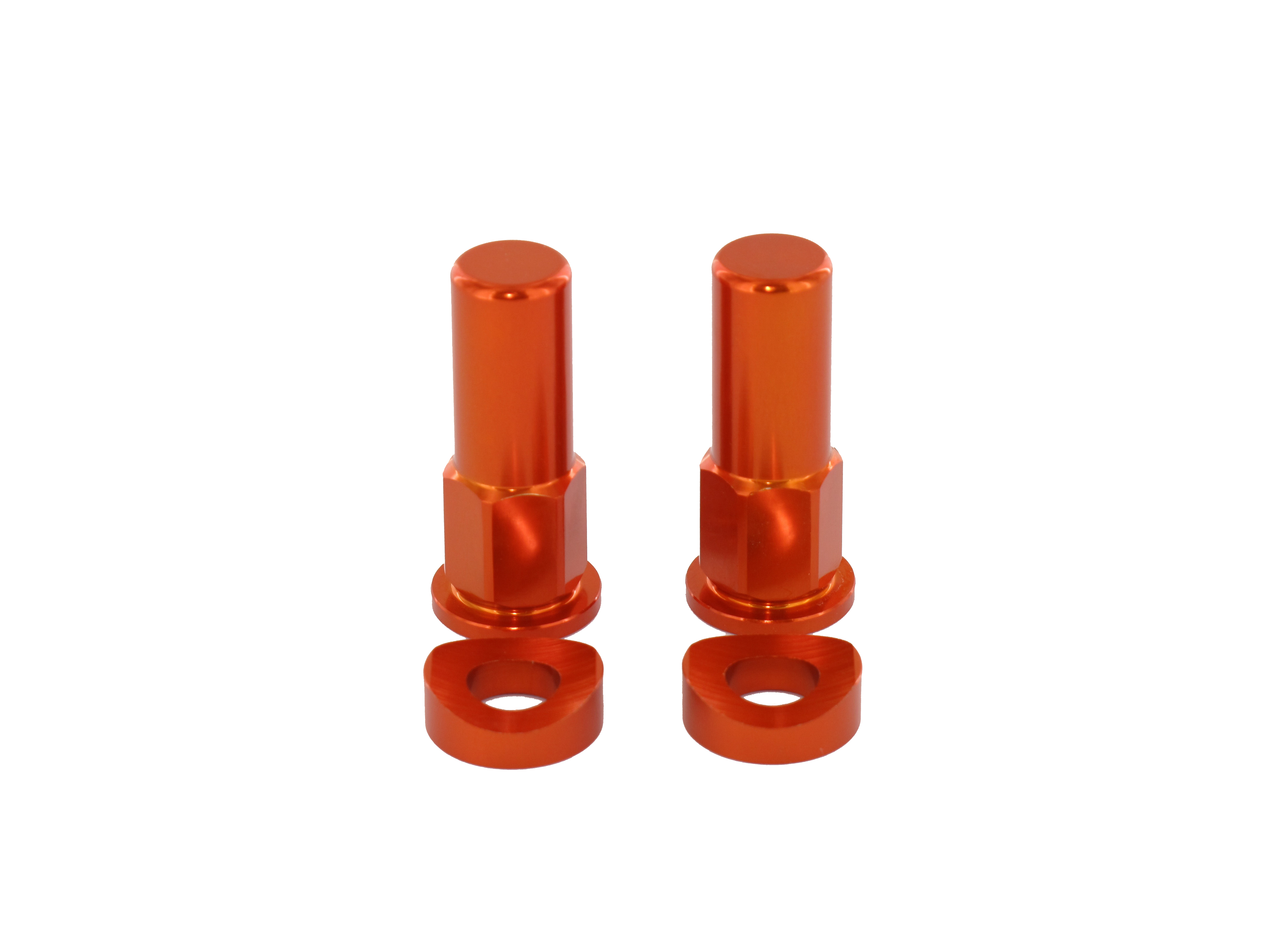 Holeshot  D?ckl?s mutter + spec bricka  ORANGE