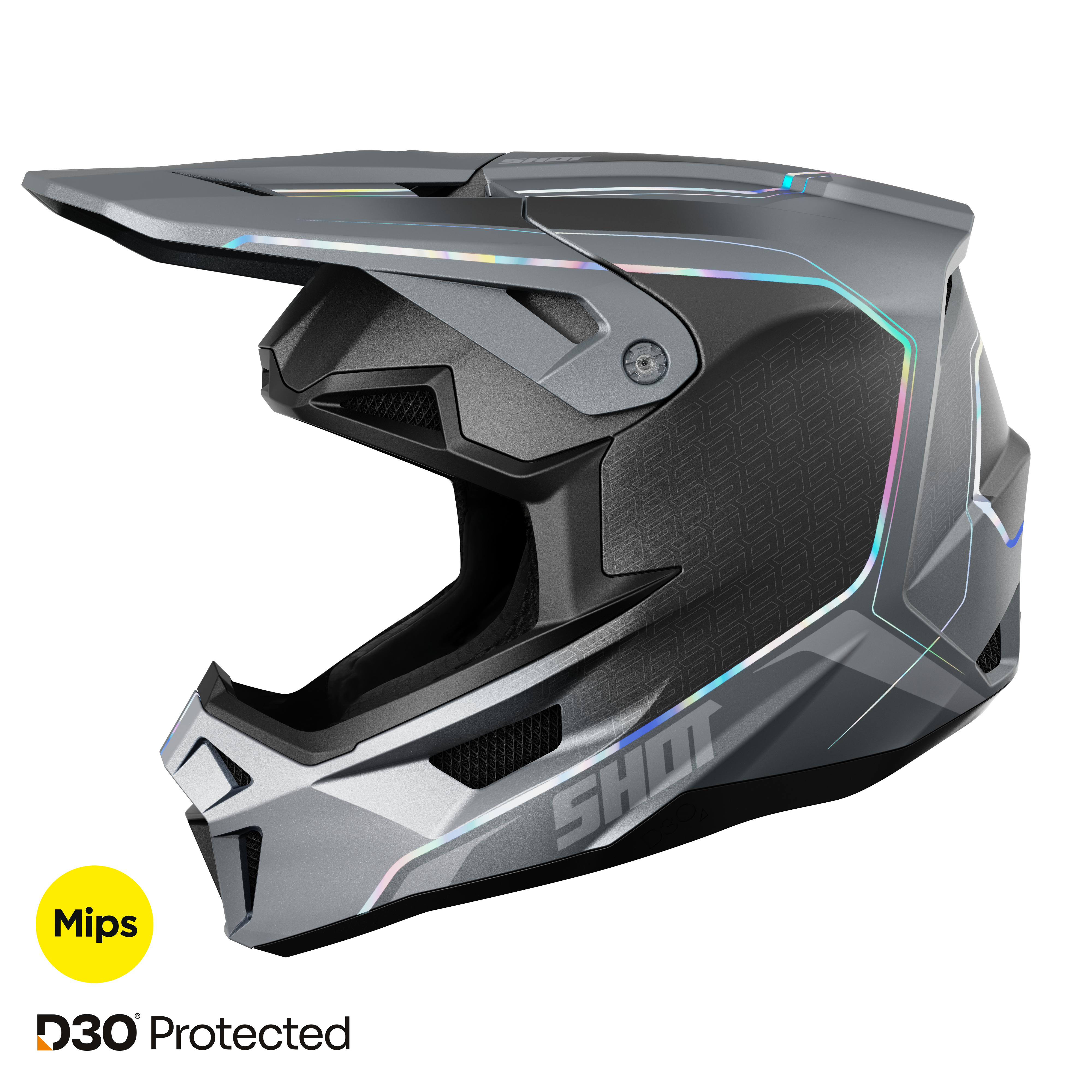Shot  HJ?LM LITE CHALLENGER HOLOGRAPHIC MATT  VUXEN  XL