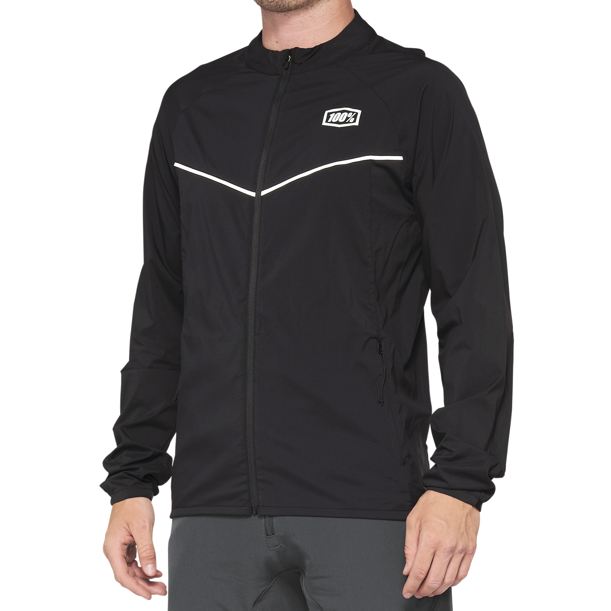 1  CORRIDOR Stretch Windbreaker Black  VUXEN  L