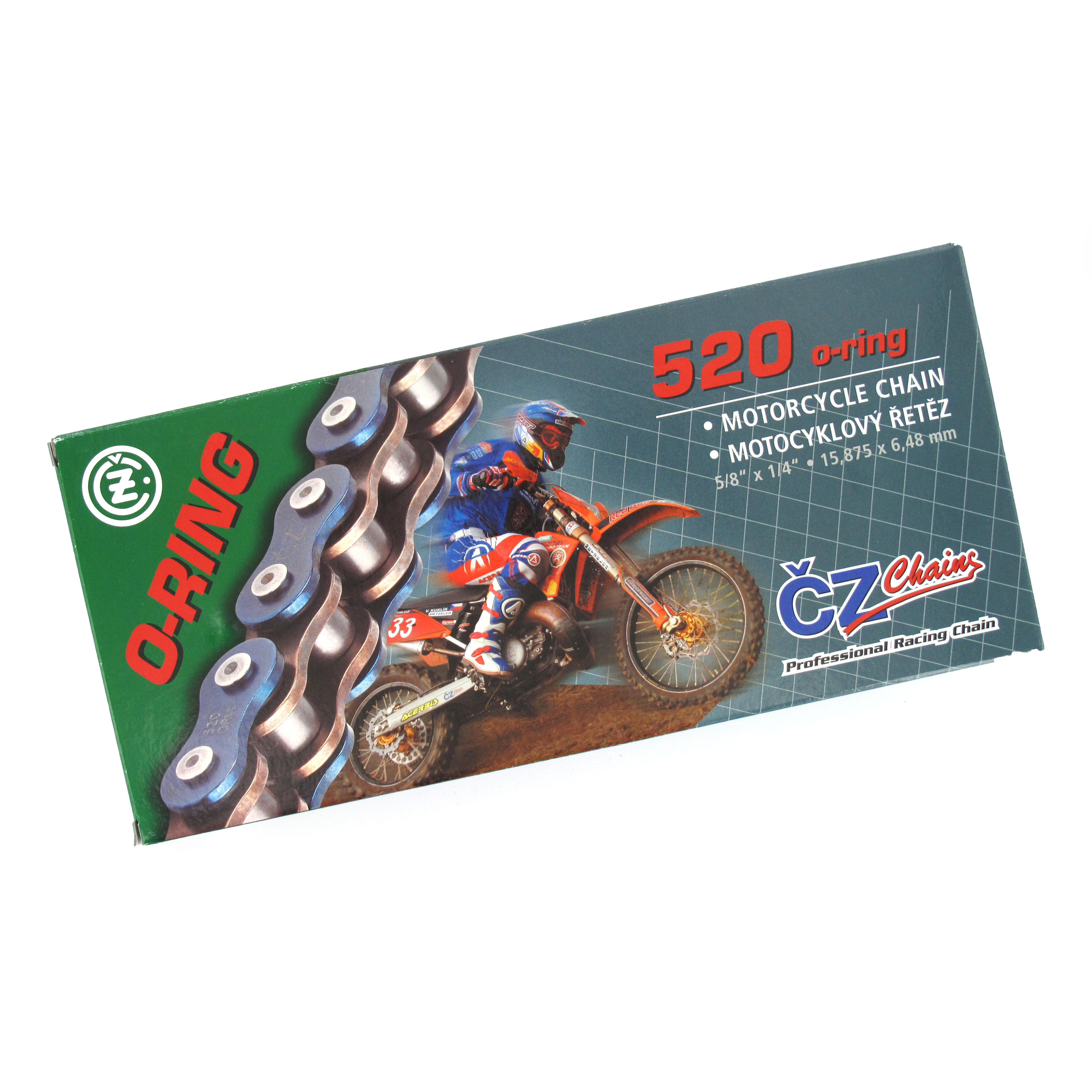 CZ Chains  Kedja ORM  118 L?nkar  O-ring 520
