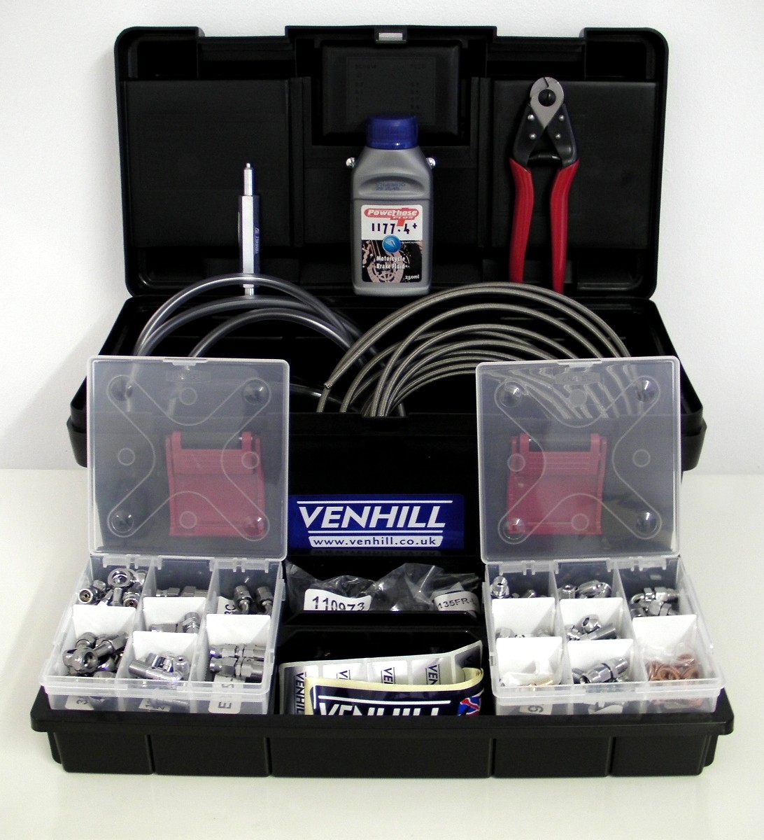 Venhill  Venhill  Powerhose Verkstads Kit Chrome