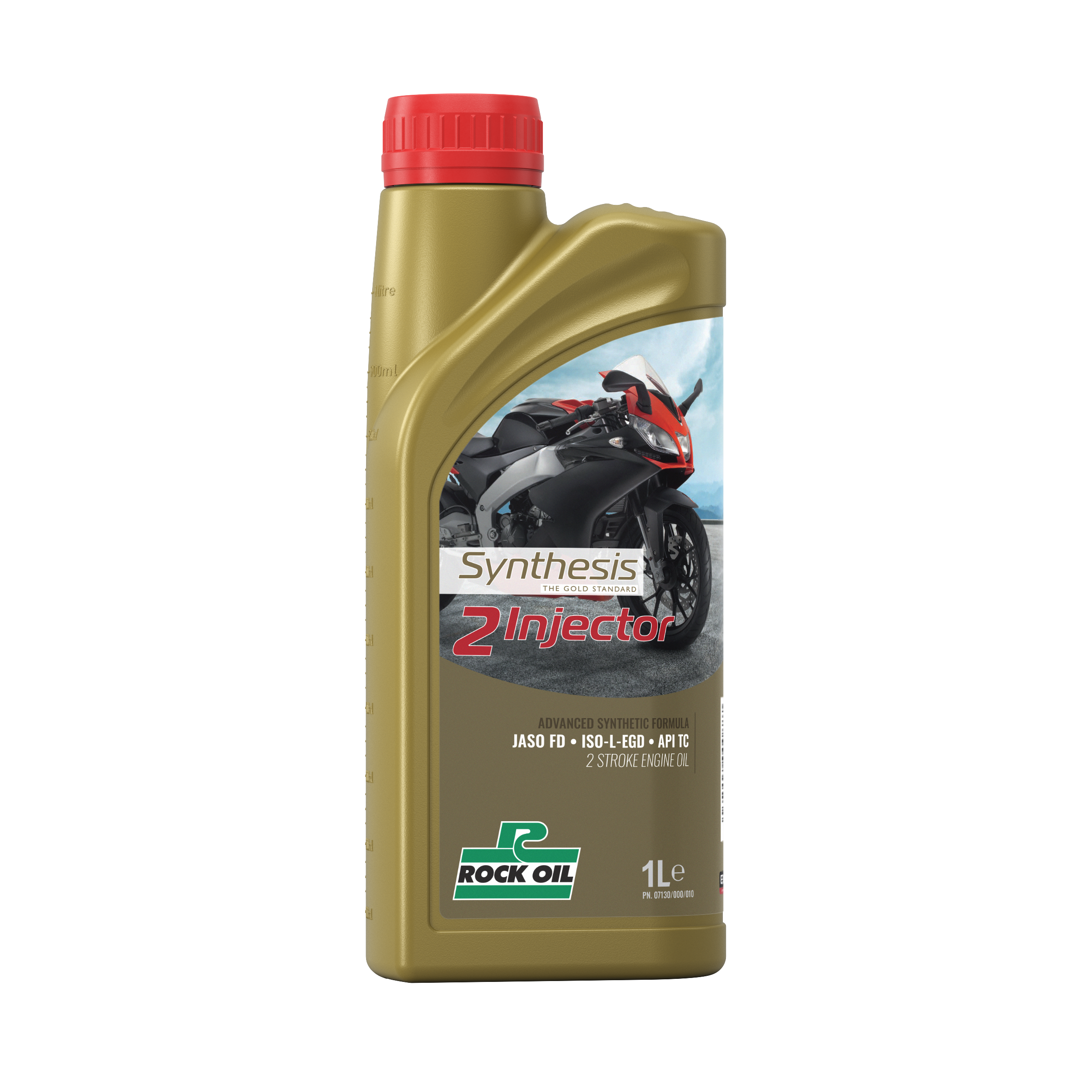 Rock Oil  Synthesis 2 Injector  helsynt. 2-T Racing olja  1L