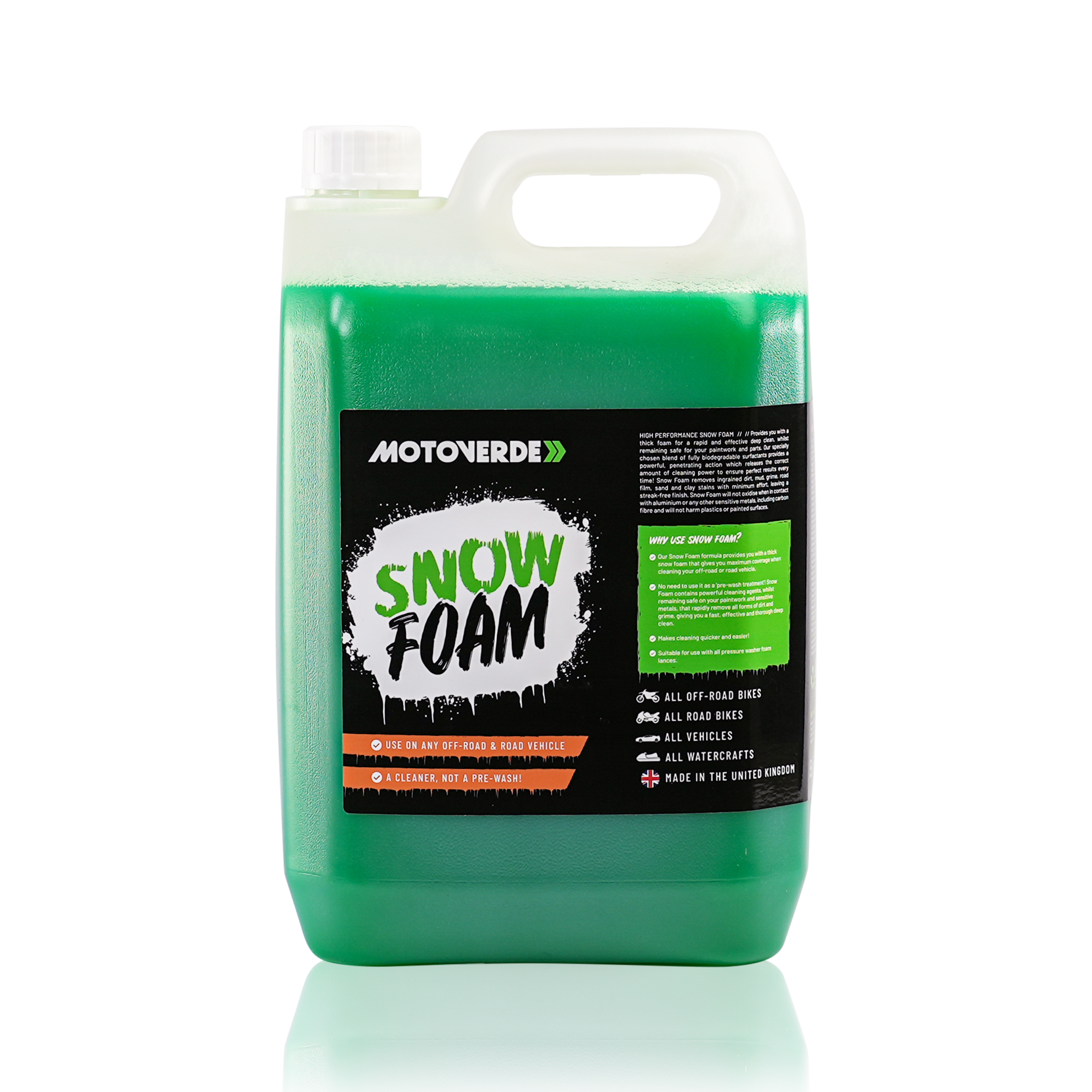 Motoverde  Snow Foam  5L  Koncentrerad - Refill