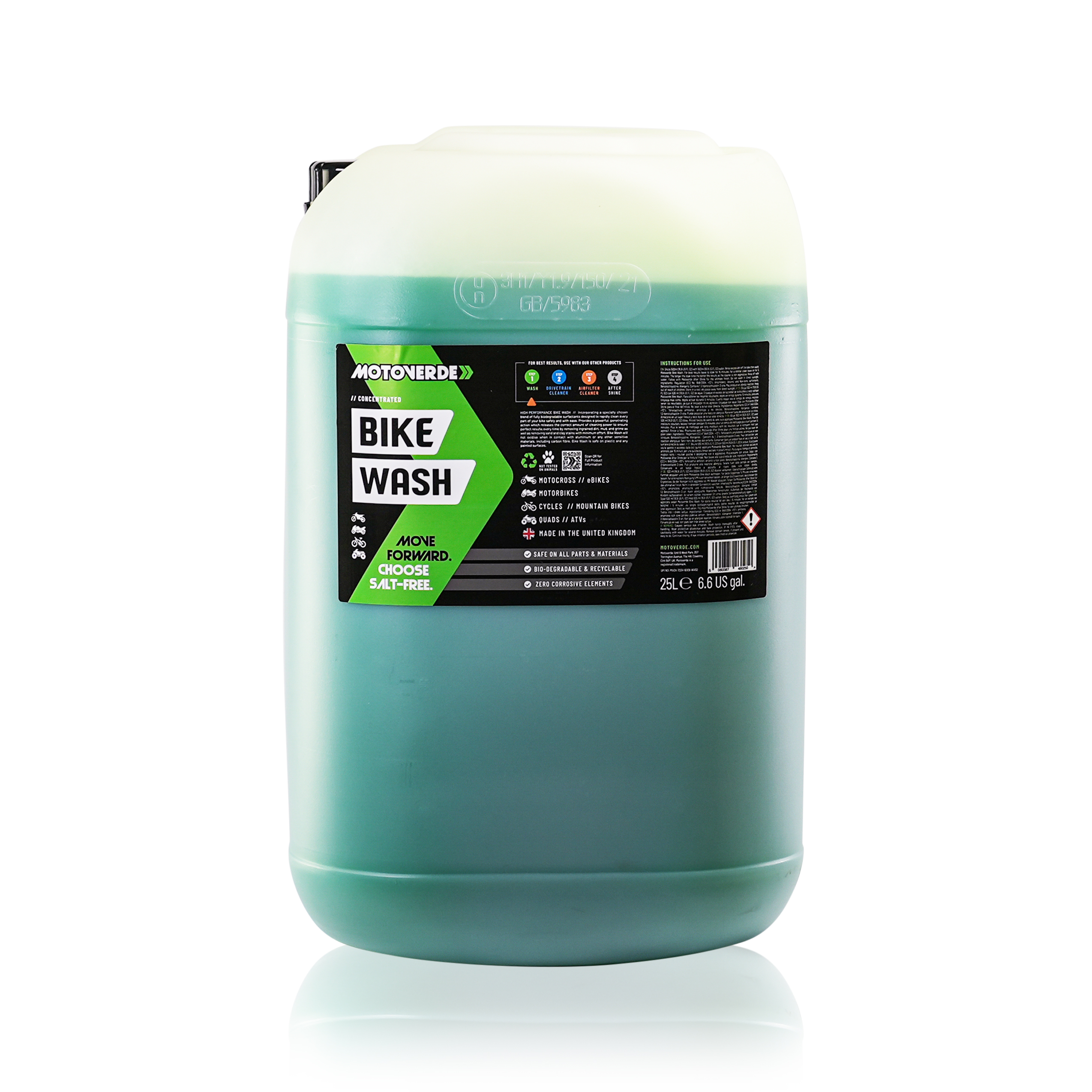 Motoverde  Bike Wash  25L  Koncentrerad - Refill